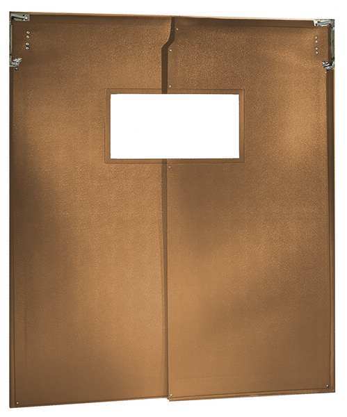 Swinging Dr, 8x5 ft, Medium Brown, PVC, PR