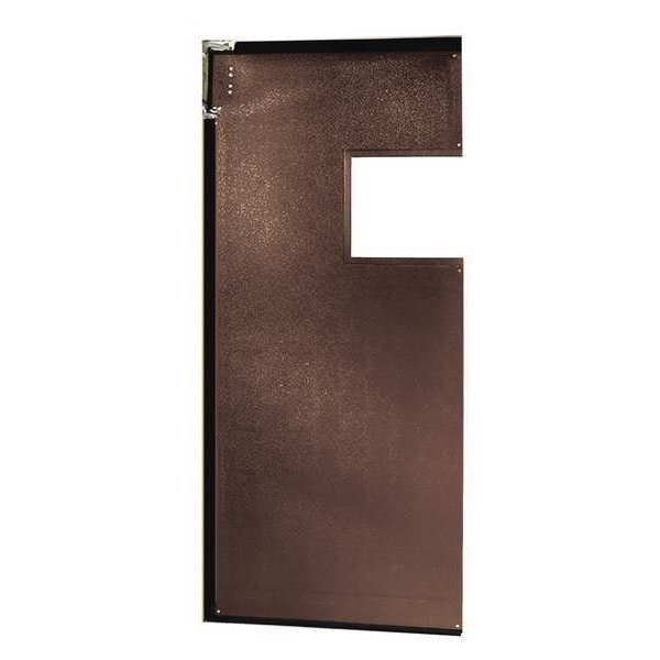 Swinging Door, 7 x 3 ft, Chocolate Brown