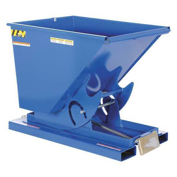 Heavy Duty Self-Dump Hopper .50 Cubic Yard 6000 lb Blue