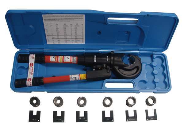 LocolocÂ® Hand Swaging Kit, 1/4-1/2, w/6 Die Sets