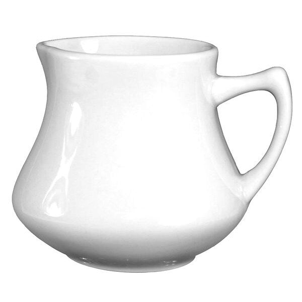 Creamer Server 4-1/2 oz. Ceramic PK24 European White