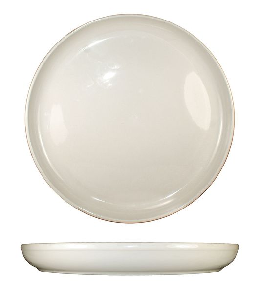 Pizza Plate, 13-1/2 Dia, American Wht, PK6