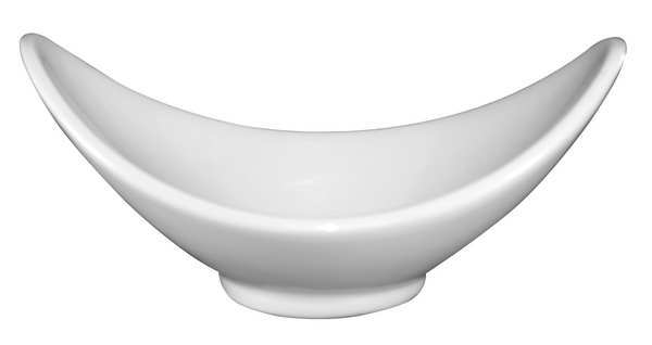 Boat Shaped Bowl, 7-1/2 oz., Ceramic White PK36