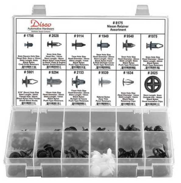 Nissan Retainer Assortment, 123 Pc