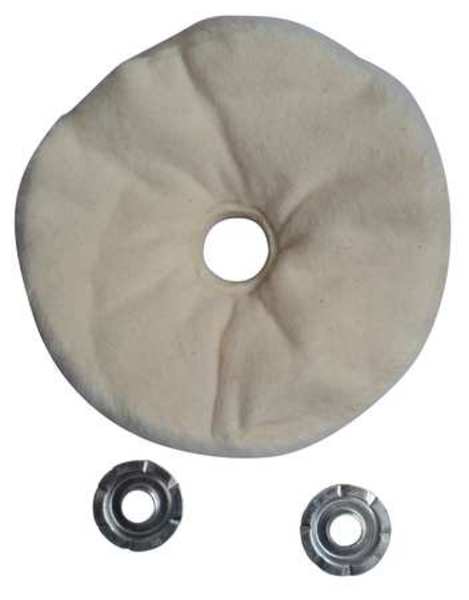 Buffing Wheel, Loose Sewn, 8 In Dia.