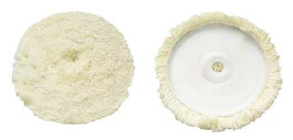 Polishing Pad, Curved Edge, 7-1/2 In
