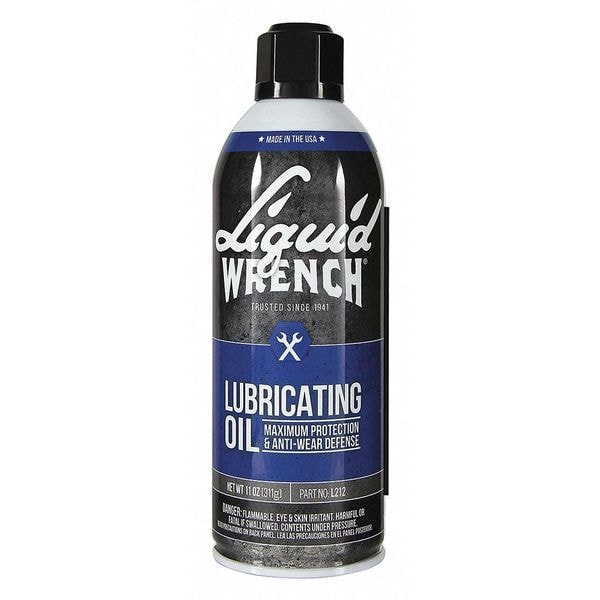 11 oz., Aerosol, Lubricant, Lubricant Film: Wet