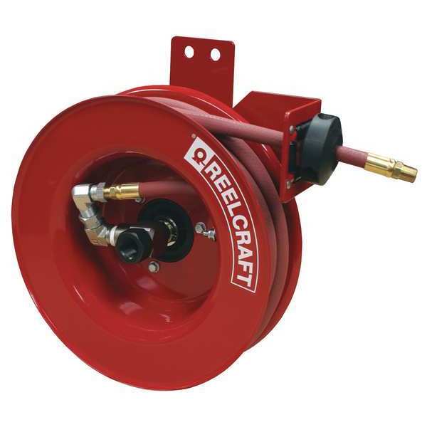Spring Return Hose Reel, 3/8 in Hose Dia., 50 ft Length, 300 psi