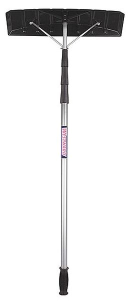 Roof Rake with 16 ft.L Aluminum Handle