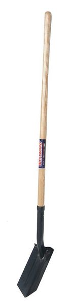 Trenching Shovel, 4x11-3/4 In Blade