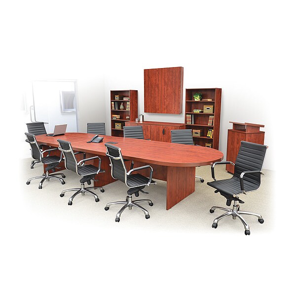 Race TrackLegacy Modular Conference Tables, 144X52X29, WoodTop