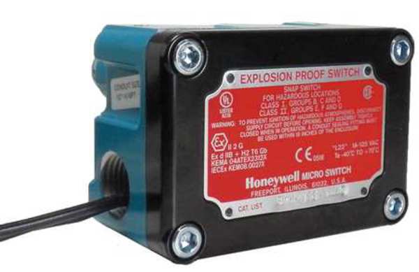 Explosion Proof Limit Switch, Roller Lever, Rotary, 2NC/2NO