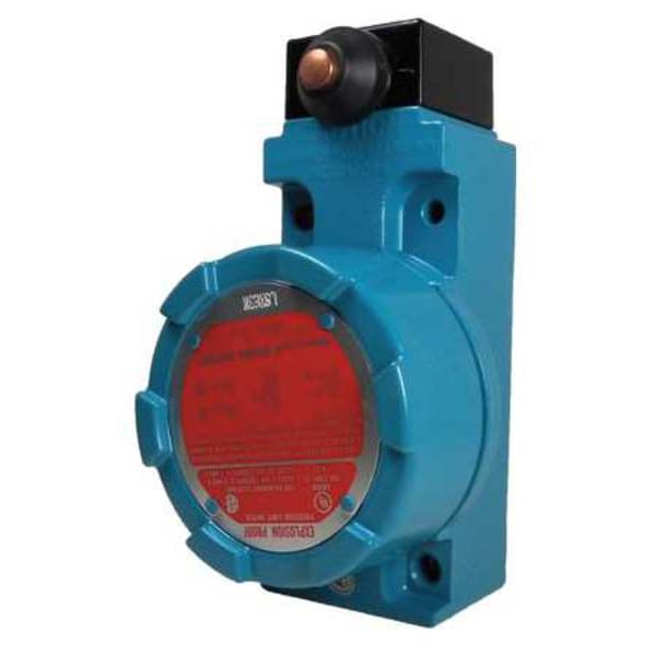 Hazardous Location Limit Switch, Plunger, 1NC/1NO, 10A @ 600V AC