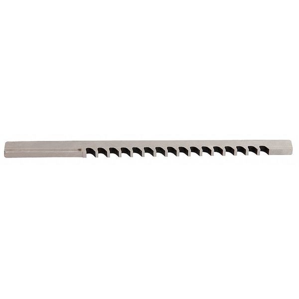 Keyway Broach, W 9/16 In, Cut L 5-3/16 In
