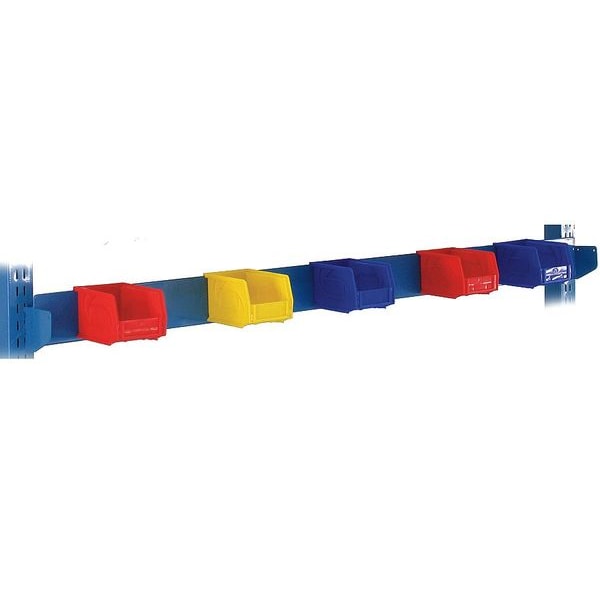 Bin Rail, 48 W x 1/1/2002 D x 4 H, Black