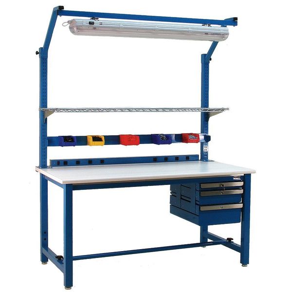 Kennedy Series Work Bench, Stainless Steel, 72