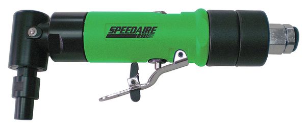 Right Angle Die Grinder, 1/4 in NPT Female Air Inlet, 1/4 in Collet, Medium Duty, 12,000 RPM