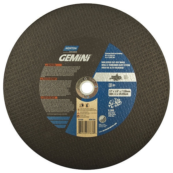 CutOff Wheel, Gemini Metal, 12