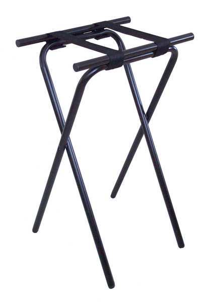 Deluxe Steel Tray Stand, Black