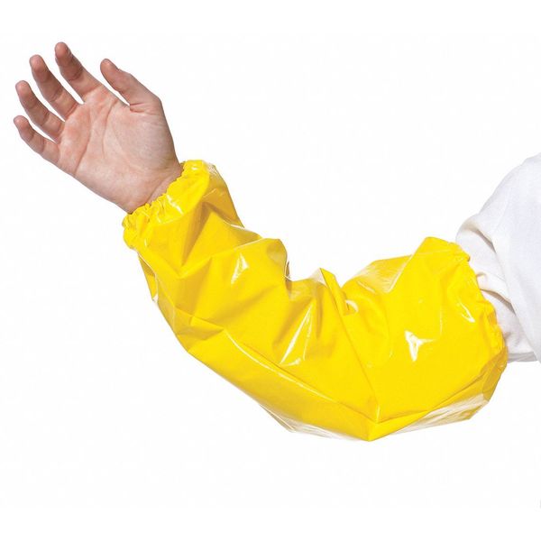 Sleeves, 18 In. L, Yellow, PK150