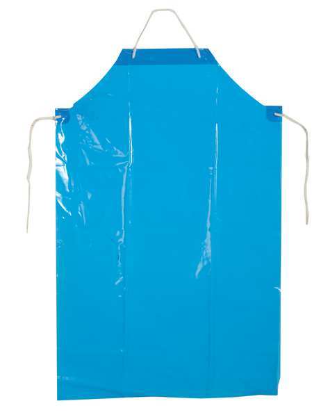 Grommet Apron, 45 In. L, Blue, PK100