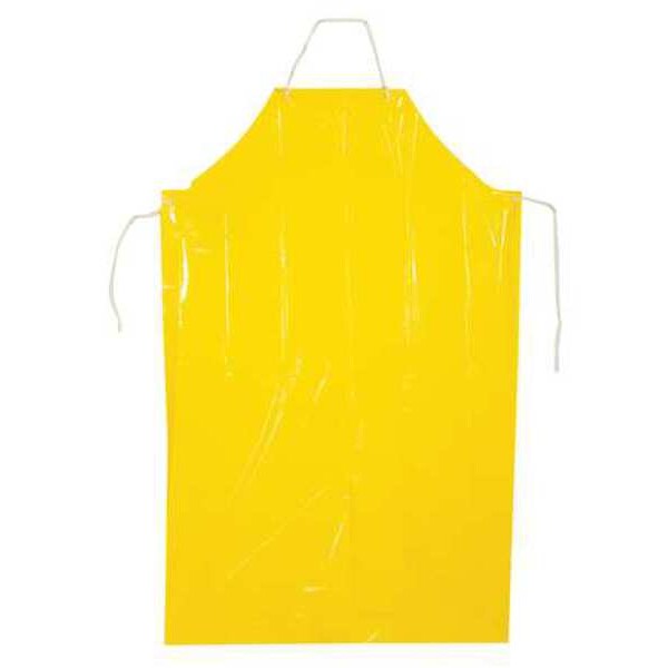 Grommet Apron, Yellow, 45 In. L, PK100