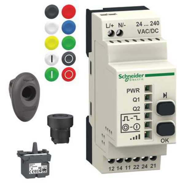 Push Button Transmitter and Receiver Kit, 22 mm, Universal