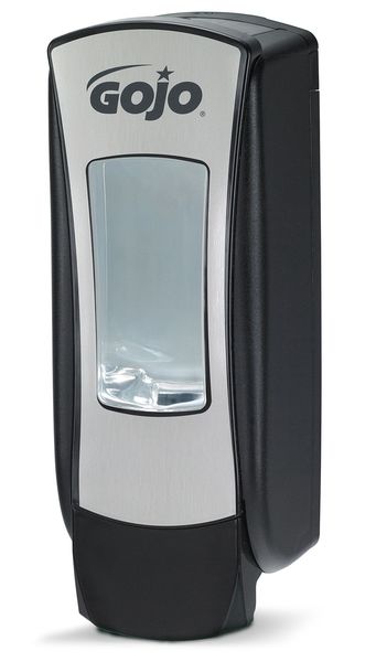 ADX-12 1250mL Foam Soap Dispenser, Push-Style, Chrome/Black