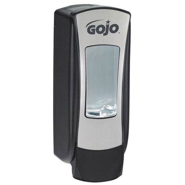 ADX-12 1250mL Foam Soap Dispenser, Push-Style, Chrome/Black