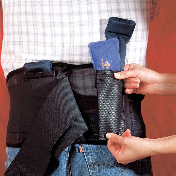 Air Temp Advantage Back Belt, Black, M