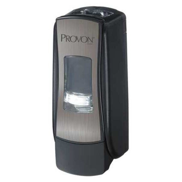 ADX-7 700mL Foam Soap Dispenser, Push-Style, Chrome/Black