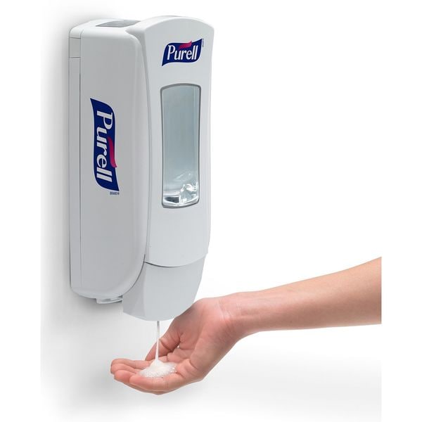 ADX-12 1250mL Hand Sanitizer Dispenser, Push-Style, White