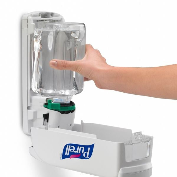 ADX-12 1250mL Hand Sanitizer Dispenser, Push-Style, White