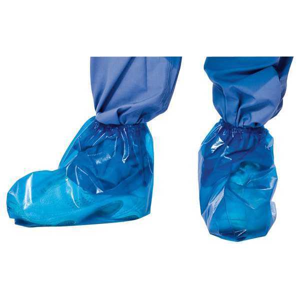 Shoe Covers, L, Blue, PK200