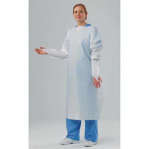 Embossed Barrier Gown, L, 48 In. L, PK15