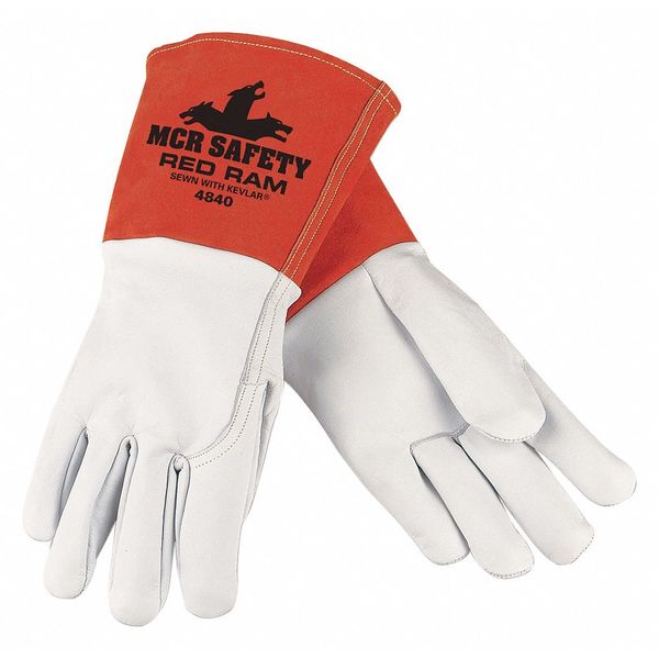 Red Ram Prem Grn Goatskin Mig Tig, M, PK12