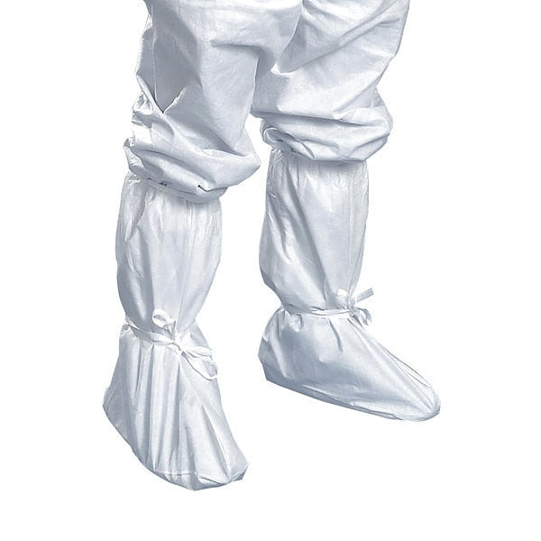 Cleanroom Boot Cover, Nonstrl, WH, XL, PK200
