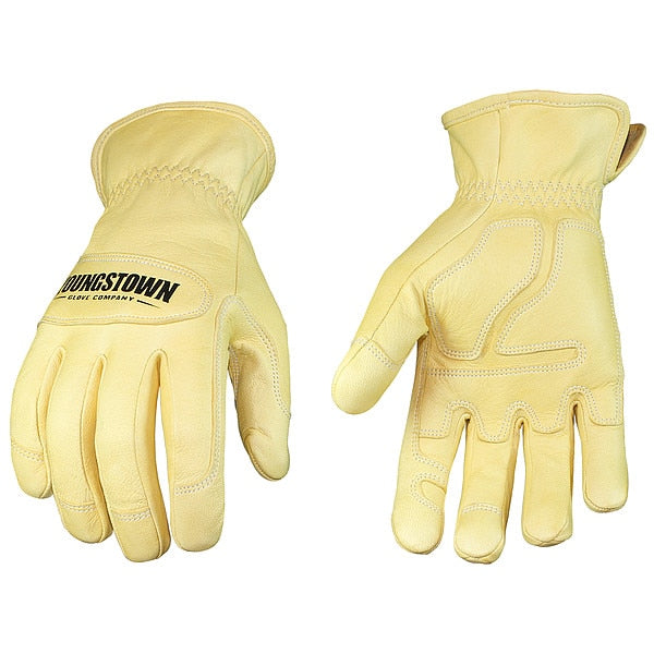Arc Flash Gloves, Goat Grain Leather, M, PR