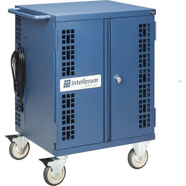 Econ Charge Cart, 32 Devices, Tech Blue