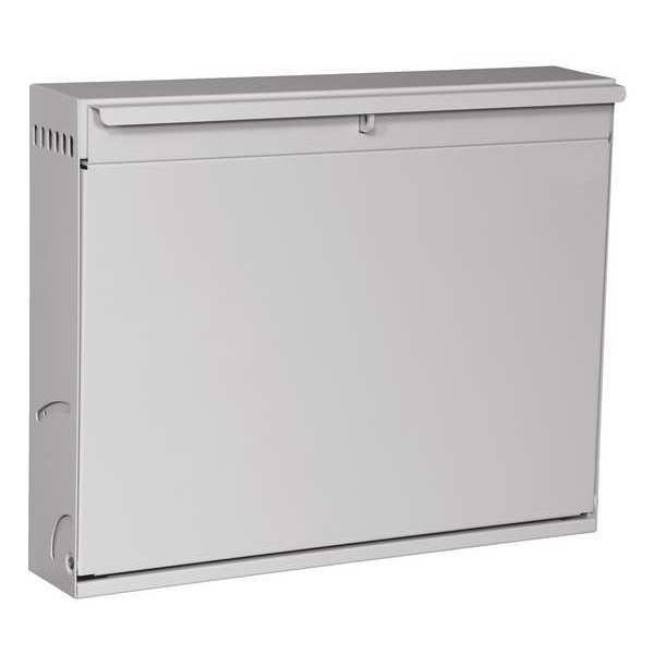 Laptop Locker, w/Hasp Lock, Gray Mist