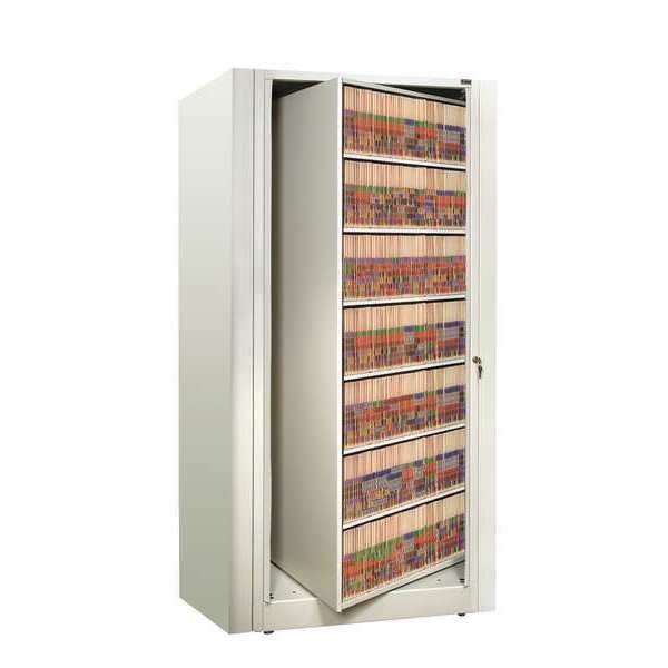 Rotary Shelf, 7H Legal, Starter, Bone White