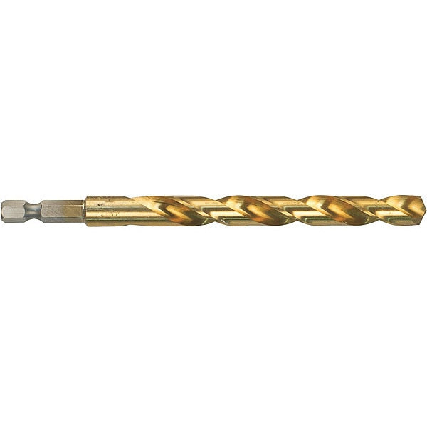 Drill Bit, Titanium Coated, 3/8