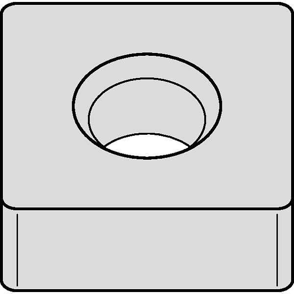 Insert, Negative GEO Flat Top, PK5