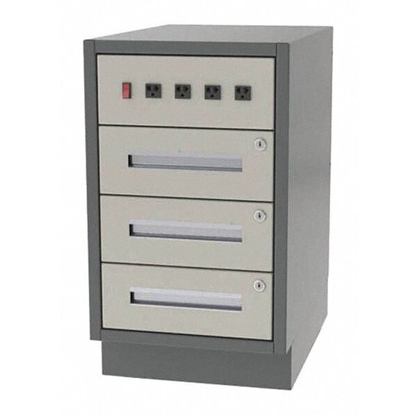 Lab Cabinet, 3 Drawer, 24