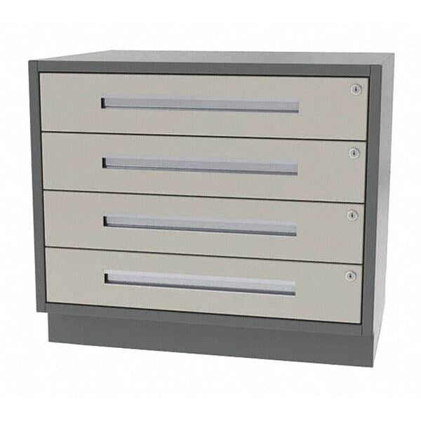 Lab Cabinet, 4 Drawer, 32