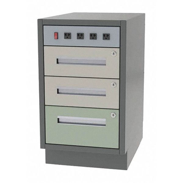 Cabinet, 3 Drawer, 24