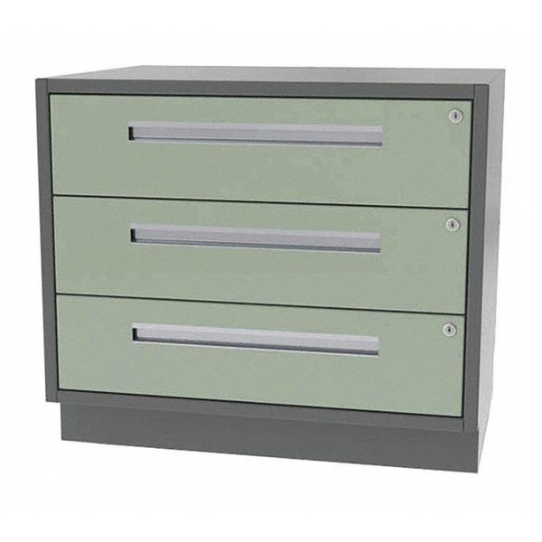 Lab Cabinet, 3 Drawer, 42