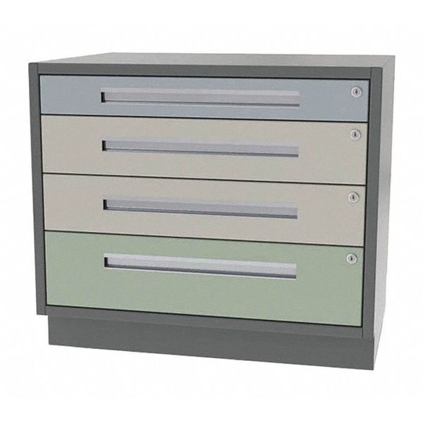 Cabinet, 4 Drawer, 48