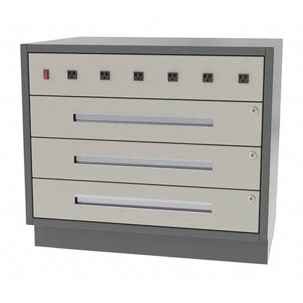 Lab Cabinet, 3 Drawer, 32