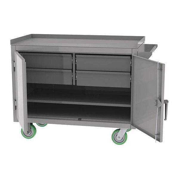 Mobile Bench, 4 Drawer, 36